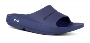 Oofos OOahh Slide Sandal Sandaler Dam Marinblå | FJG562017