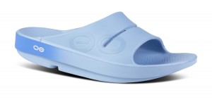 Oofos OOahh Sport Slide Sandal Sandaler Dam Blå | WCA237145