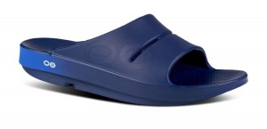 Oofos OOahh Sport Slide Sandal Sandaler Herr Kungsblått Marinblå | XFB978054