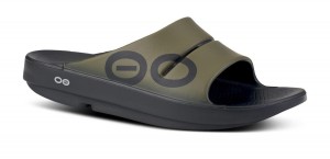 Oofos OOahh Sport Slide Sandal Sandaler Dam Gröna | NRX506432