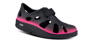 Oofos OOcandoo Sandal Skor Dam Svarta Rosa | CMG931840