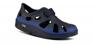 Oofos OOcandoo Sandal Skor Herr Svarta Kungsblått | WKX693751
