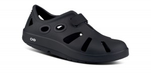 Oofos OOcandoo Sandal Skor Herr Svarta | QTJ914306