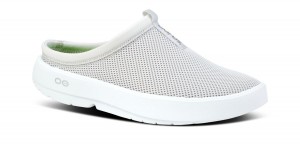 Oofos OOcoozie Sport Mule Tofflor Dam Vita Grå | KSE375216