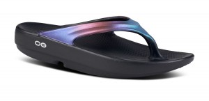 Oofos OOlala Luxe Sandal Sandaler Dam Midnight Spectre | AFV985703