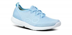Oofos OOmg Sport LS Low Shoe Skor Dam Vita Röda Blå | UWM768510