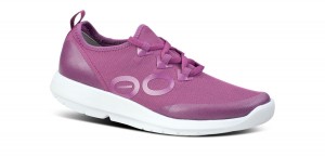 Oofos OOmg Sport LS Low Shoe Skor Dam Vita Lila | BTC230951