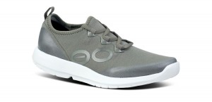 Oofos OOmg Sport LS Low Shoe Skor Dam Vita Olivgröna | OIM096435