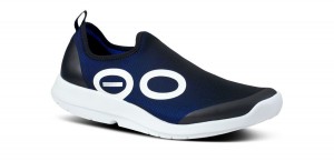 Oofos OOmg Sport Low Shoe Skor Herr Vita Marinblå | JQF543081